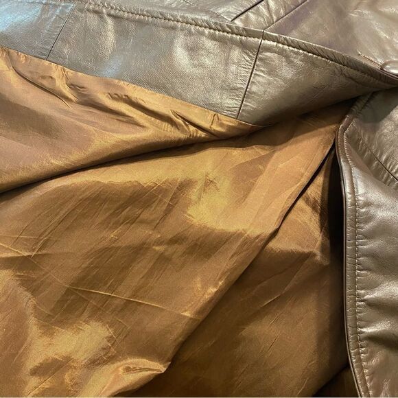 Vintage Altman Full Length Leather Coat - Picture 8 of 10